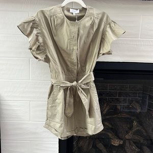 Olive Tie-waist Romper
